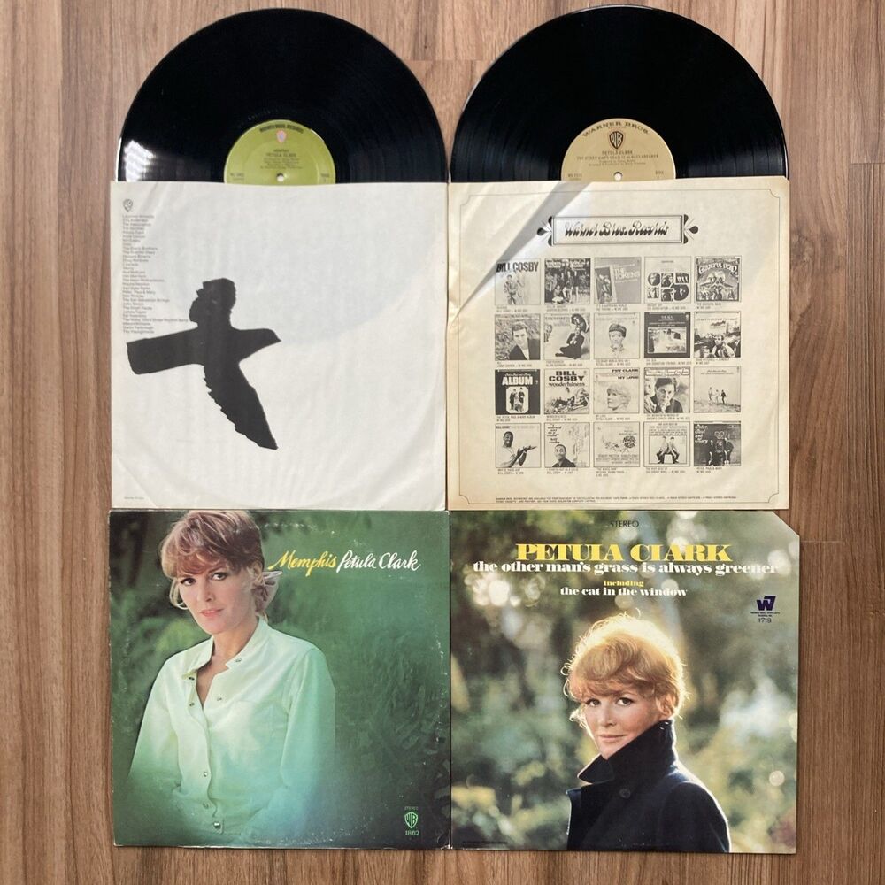 Petula Clark Vinyl LP Set • Lot of 3 • Memphis, Other Man’s Grass Always Greener